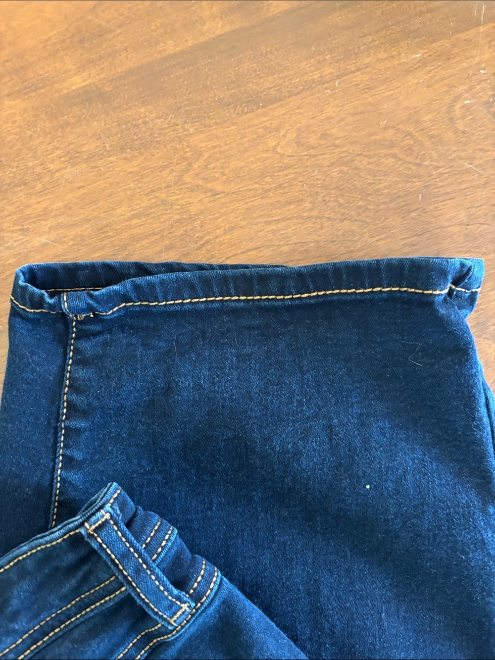 INC Denim Mid Rise Bermuda Dark Wash Jeans Size 10 - Picture 9 of 9